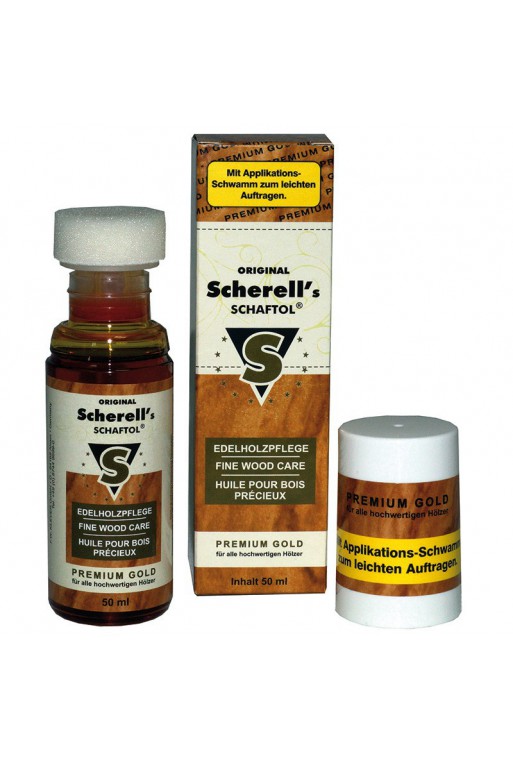 Huile pour crosse Scherell's SCHAFTOL Gold 50ml