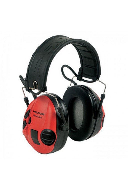 Casque anti-bruit Peltor Sport Tac Rouge/Noir