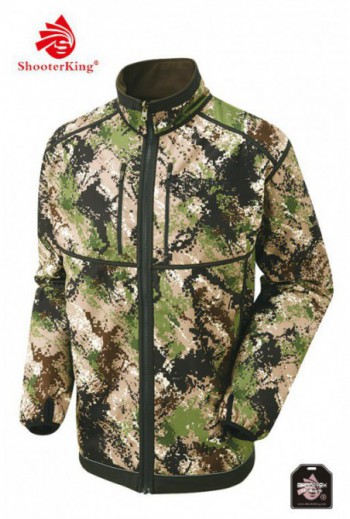 Veste SHOOTERKING homme Digitex Softshell Vert/Brun