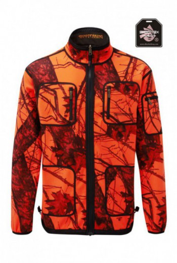 Veste SHOOTERKING homme Mossy Softshell Oak Blaze/Brun