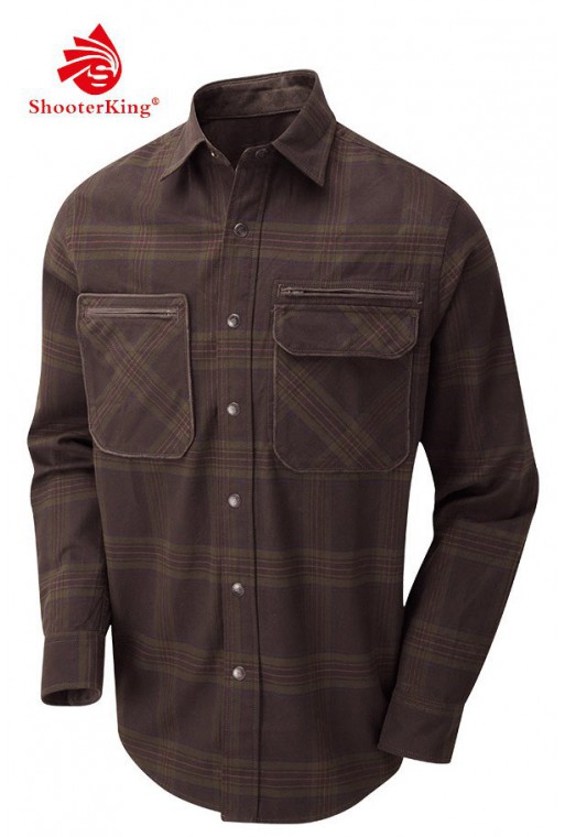 Chemise SHOOTERKING homme Hunter Land Brun