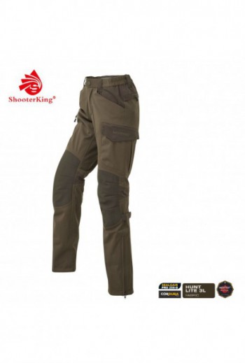 Pantalon ShooterKing Huntflex Femme brun/olive