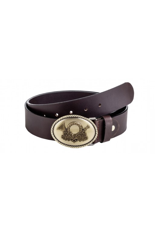 Ceinture en cuir "Cor de chasse"