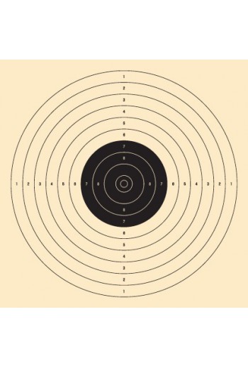 Cible de tir carton 17 X 17 cm