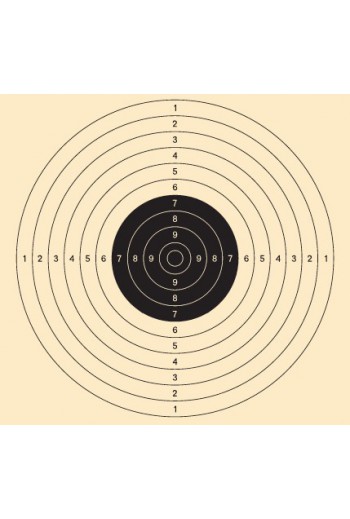 Cible de tir carton 55 X 55 cm