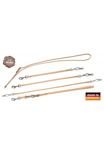 Laisse principale AKAH pour chien Longeur 90cm Beige