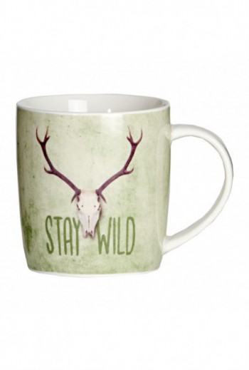 Tasse en porcelaine motif chasse